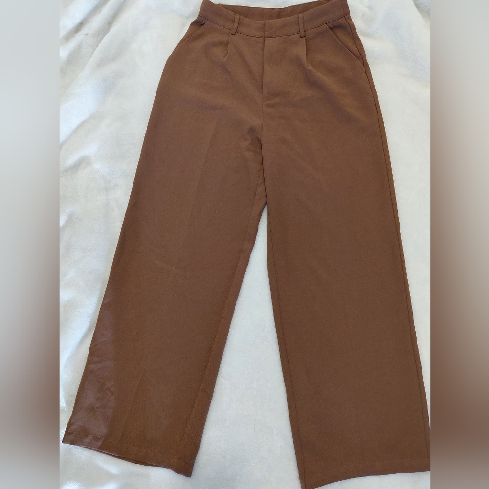 Elegant Brown Women's Pants